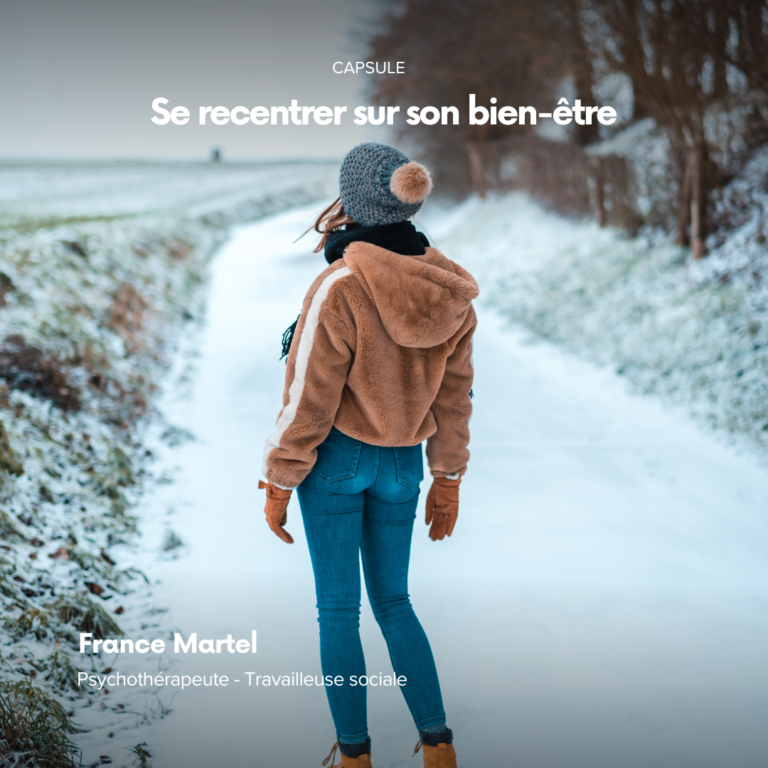 Se recentrer sur son bien-être