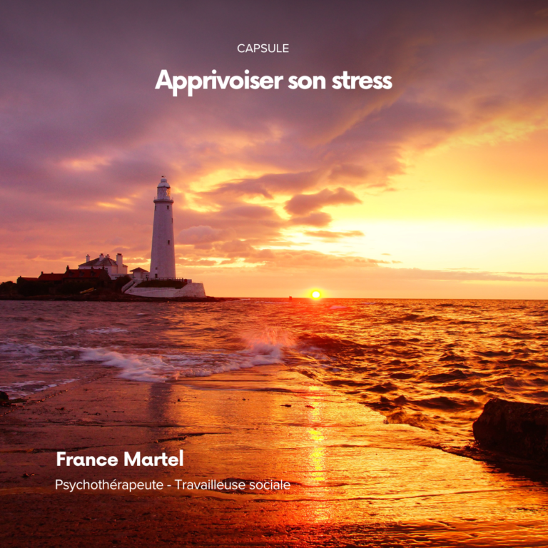 apprivoiser son stress.